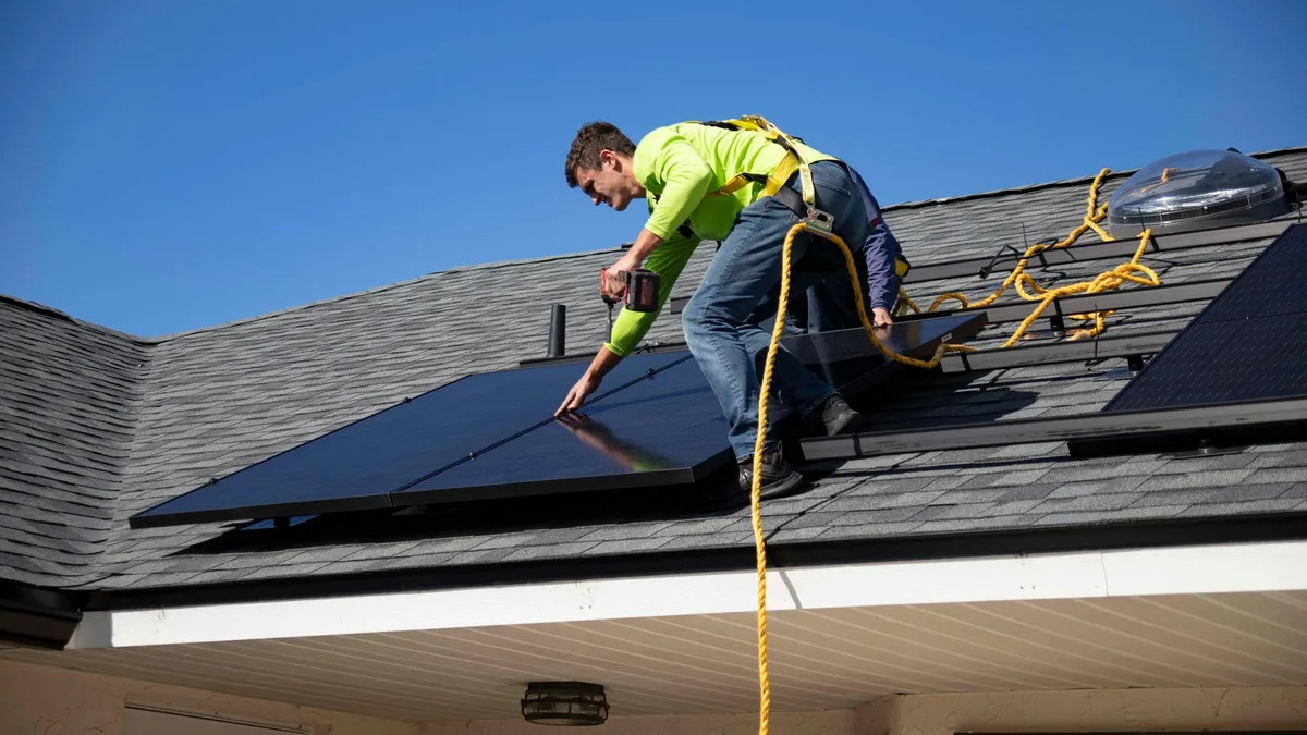 Fixação solar em fibrocimento: parte do projeto